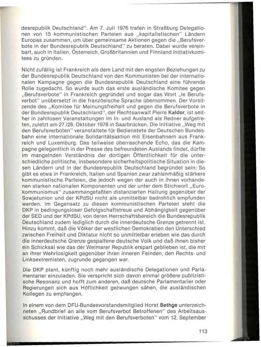 Seite 115 des Verfassungsschutzbericht 1978 Bayern