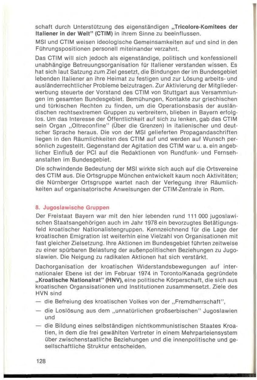 Seite 130 des Verfassungsschutzbericht 1978 Bayern