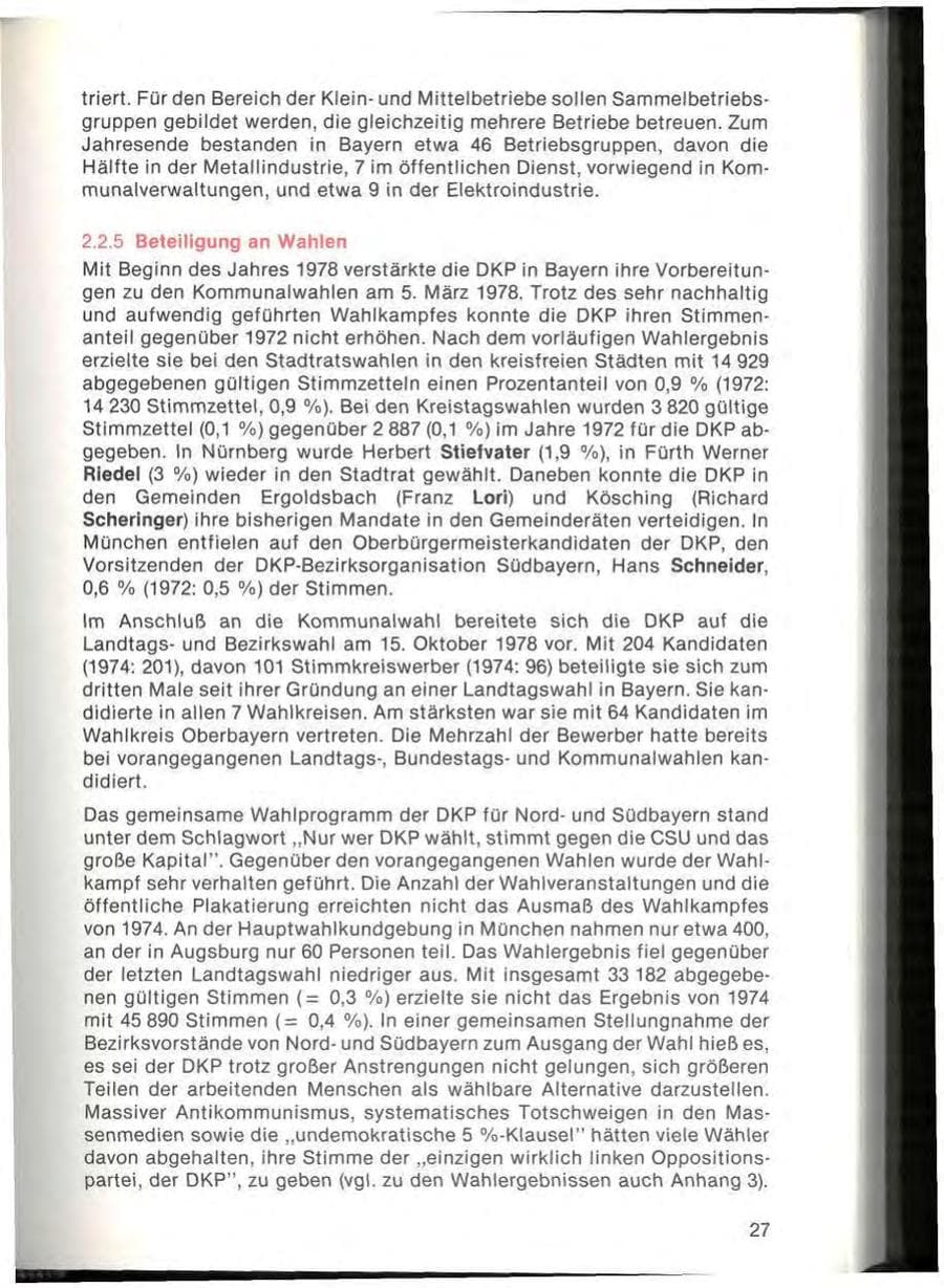 Seite 29 des Verfassungsschutzbericht 1978 Bayern