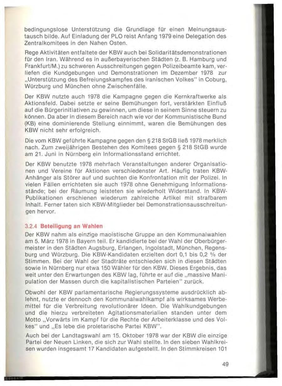 Seite 51 des Verfassungsschutzbericht 1978 Bayern