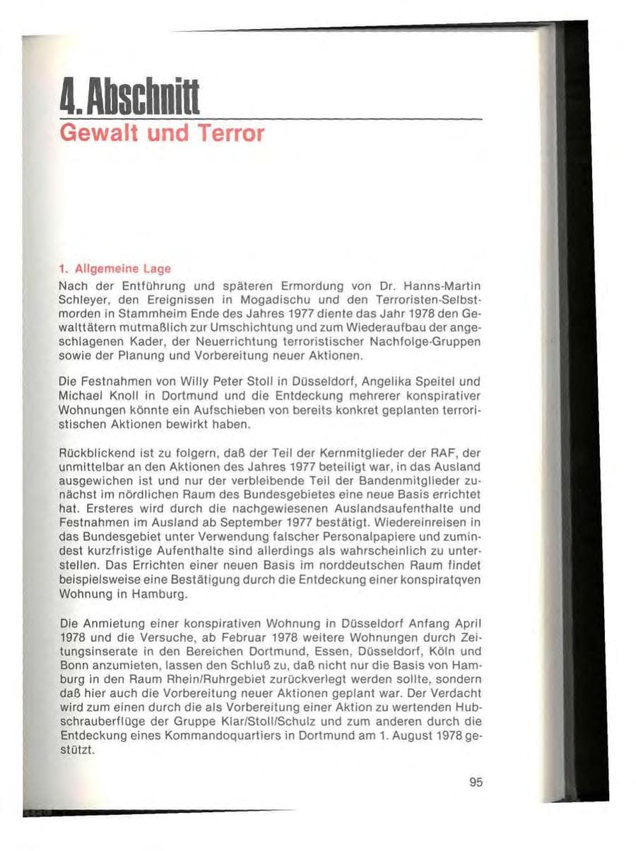 Seite 97 des Verfassungsschutzbericht 1978 Bayern