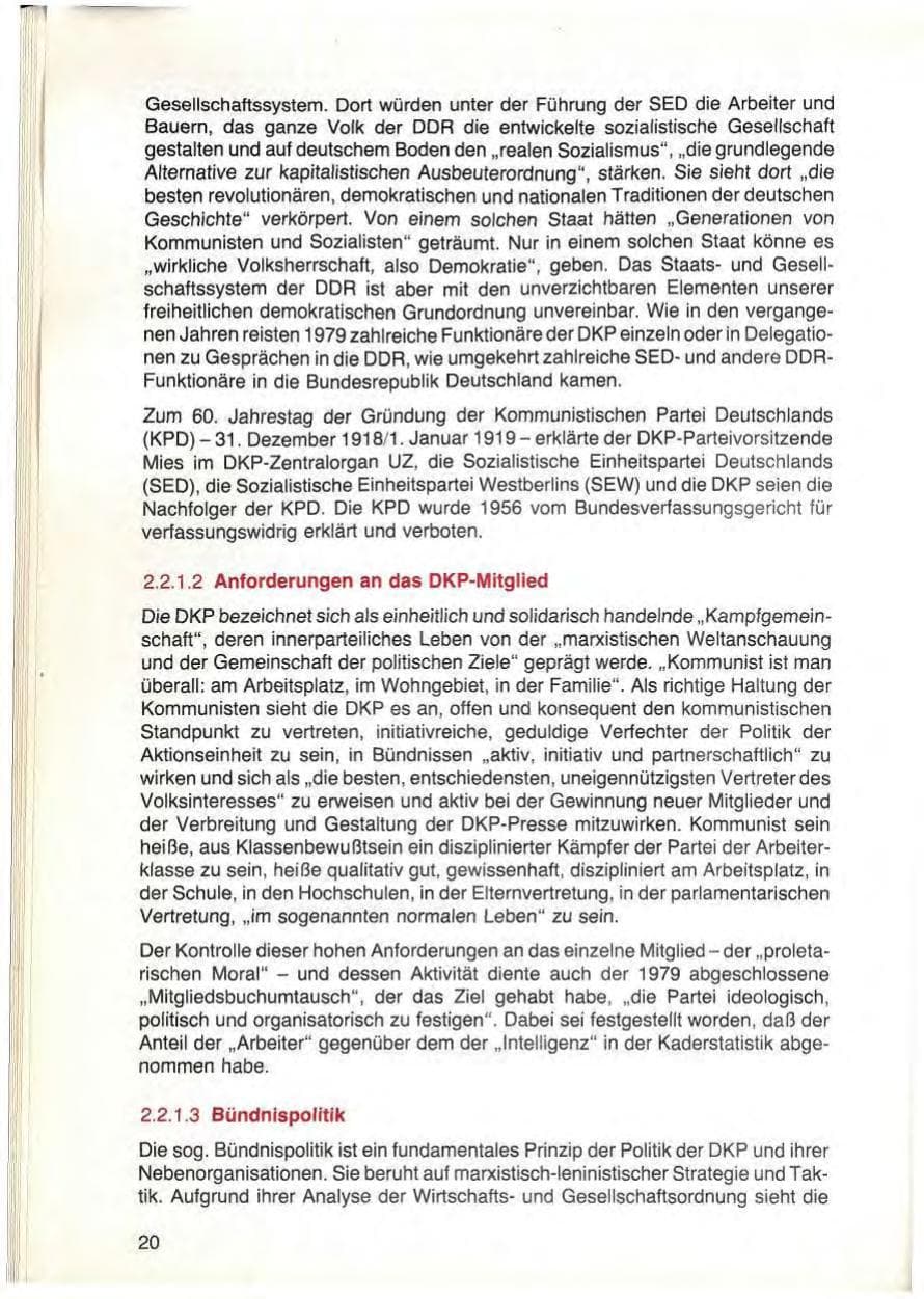 Seite 22 des Verfassungsschutzbericht 1979 Bayern