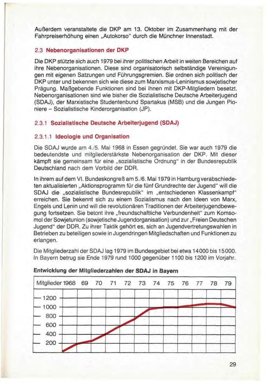 Seite 31 des Verfassungsschutzbericht 1979 Bayern