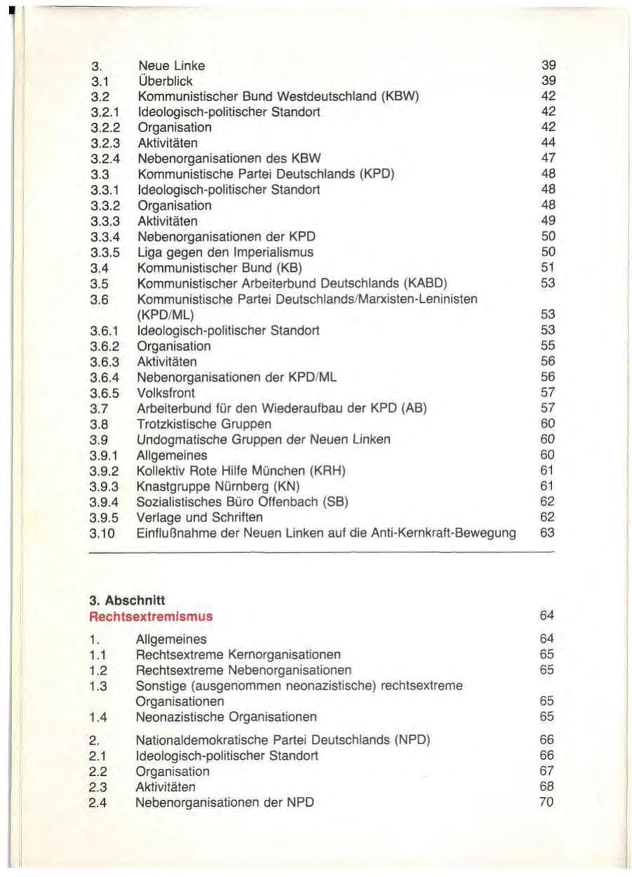 Seite 8 des Verfassungsschutzbericht 1979 Bayern