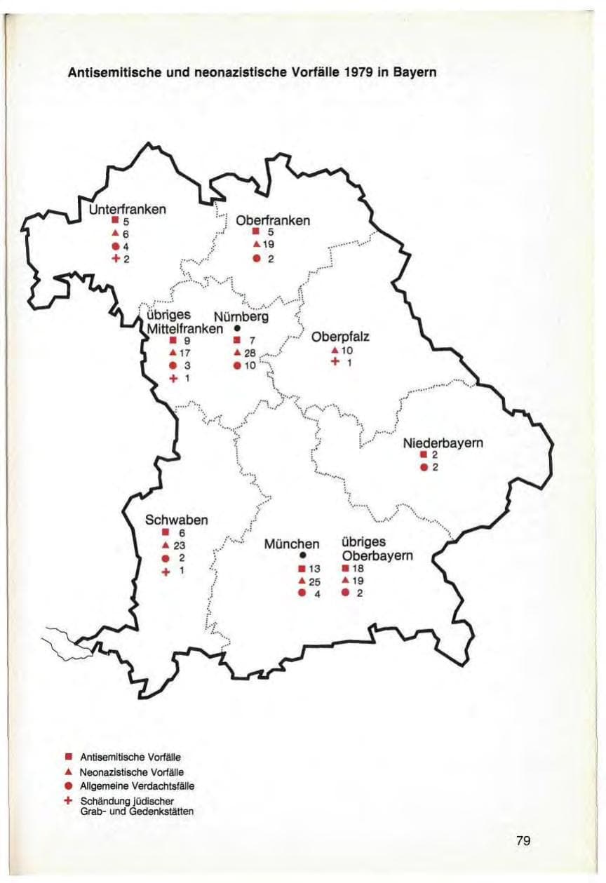 Seite 81 des Verfassungsschutzbericht 1979 Bayern