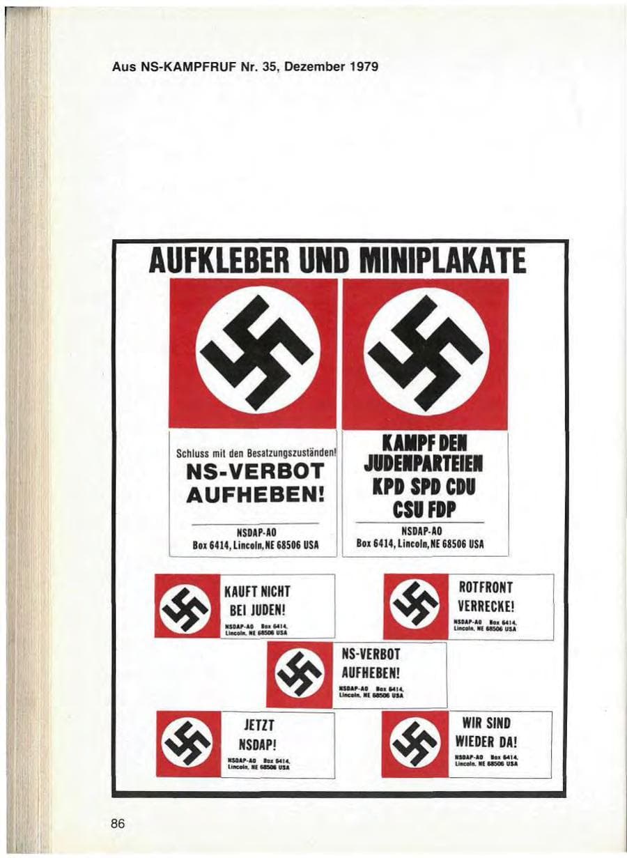 Seite 88 des Verfassungsschutzbericht 1979 Bayern