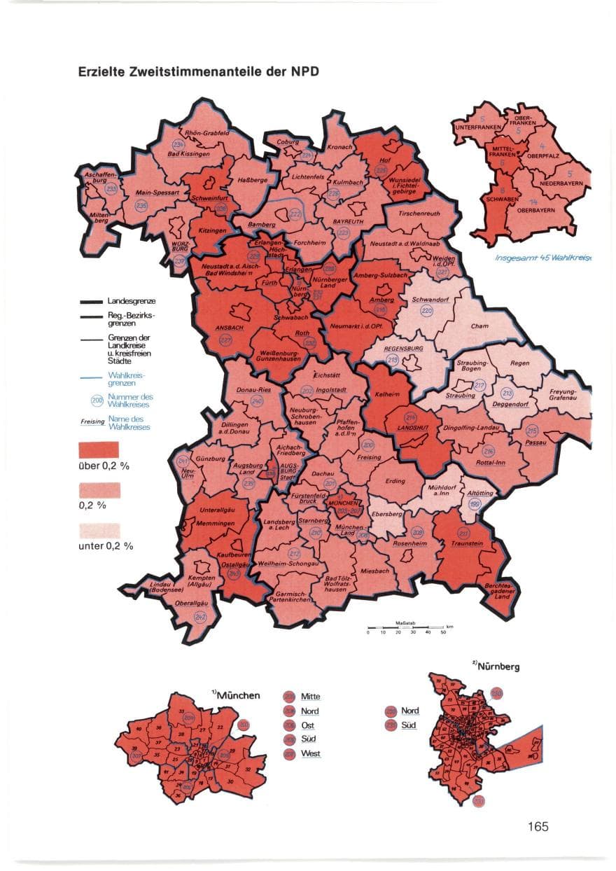 Seite 166 des Verfassungsschutzbericht 1980 Bayern
