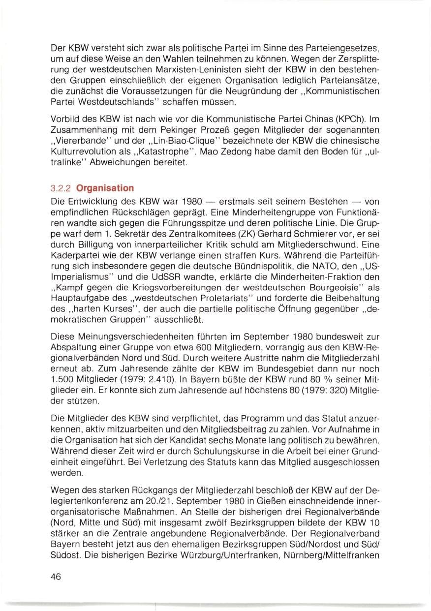 Seite 47 des Verfassungsschutzbericht 1980 Bayern