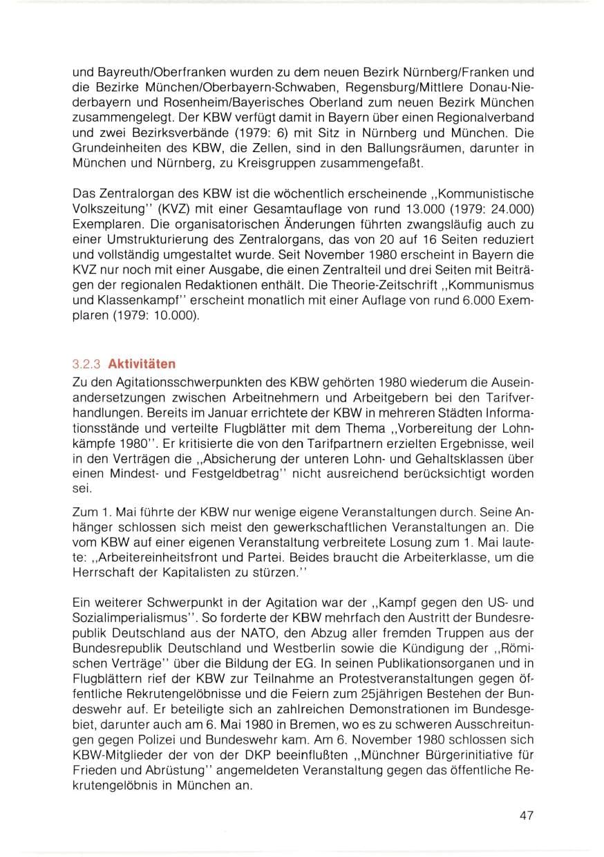 Seite 48 des Verfassungsschutzbericht 1980 Bayern
