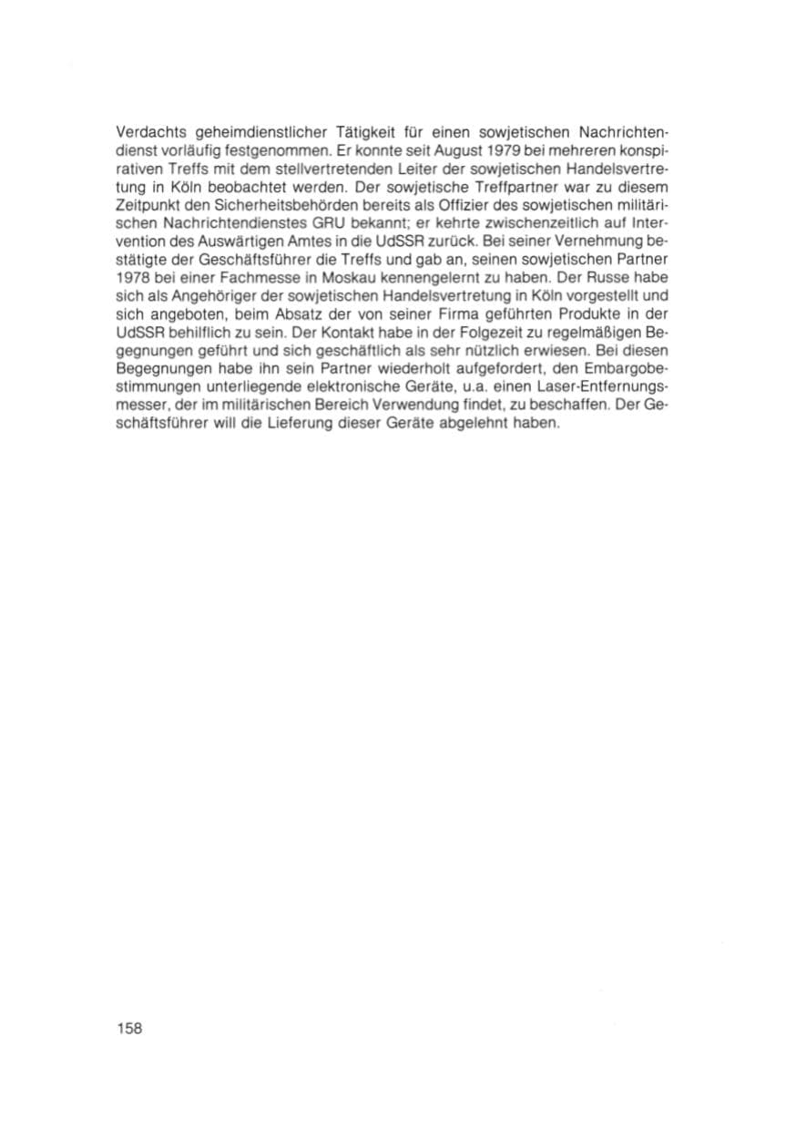 Seite 159 des Verfassungsschutzbericht 1981 Bayern