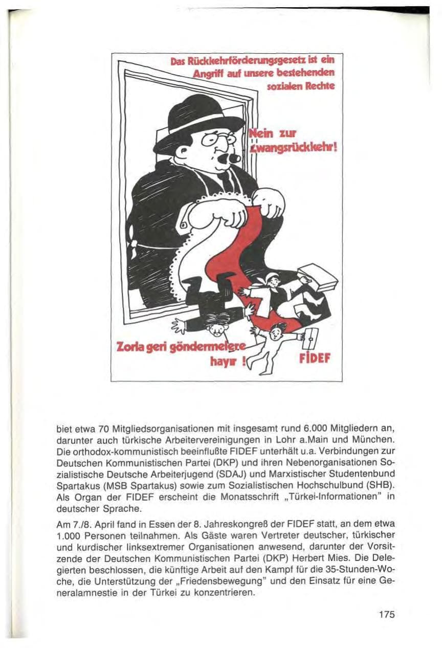 Seite 175 des Verfassungsschutzbericht 1984 Bayern