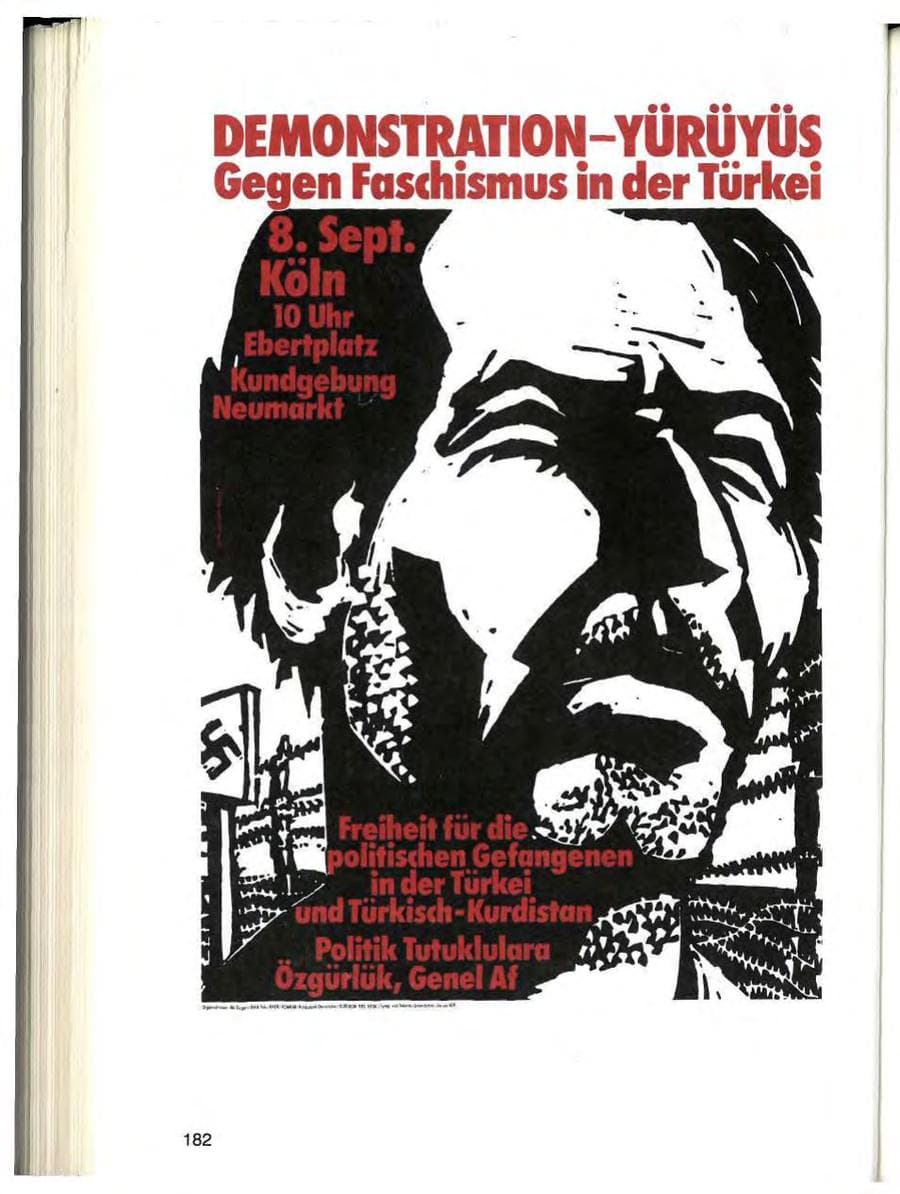 Seite 182 des Verfassungsschutzbericht 1984 Bayern