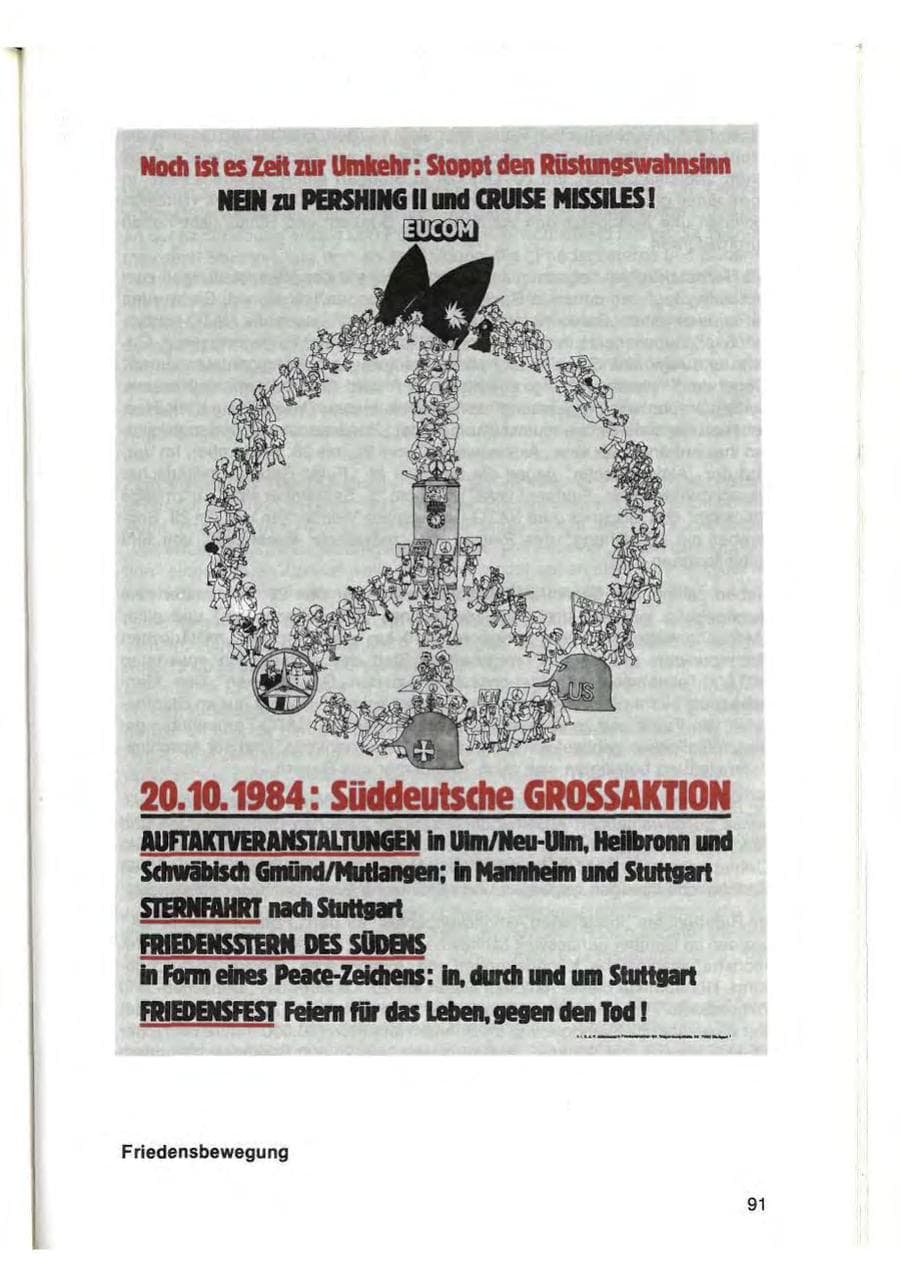 Seite 91 des Verfassungsschutzbericht 1984 Bayern