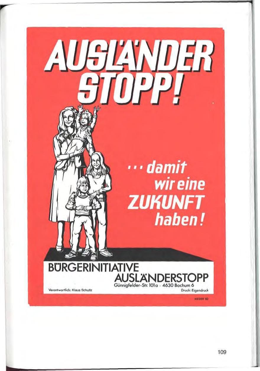 Seite 109 des Verfassungsschutzbericht 1985 Bayern