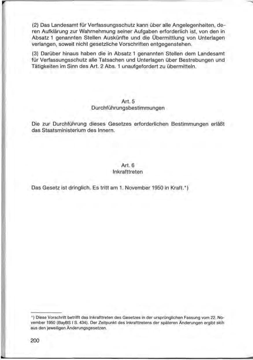 Seite 200 des Verfassungsschutzbericht 1985 Bayern