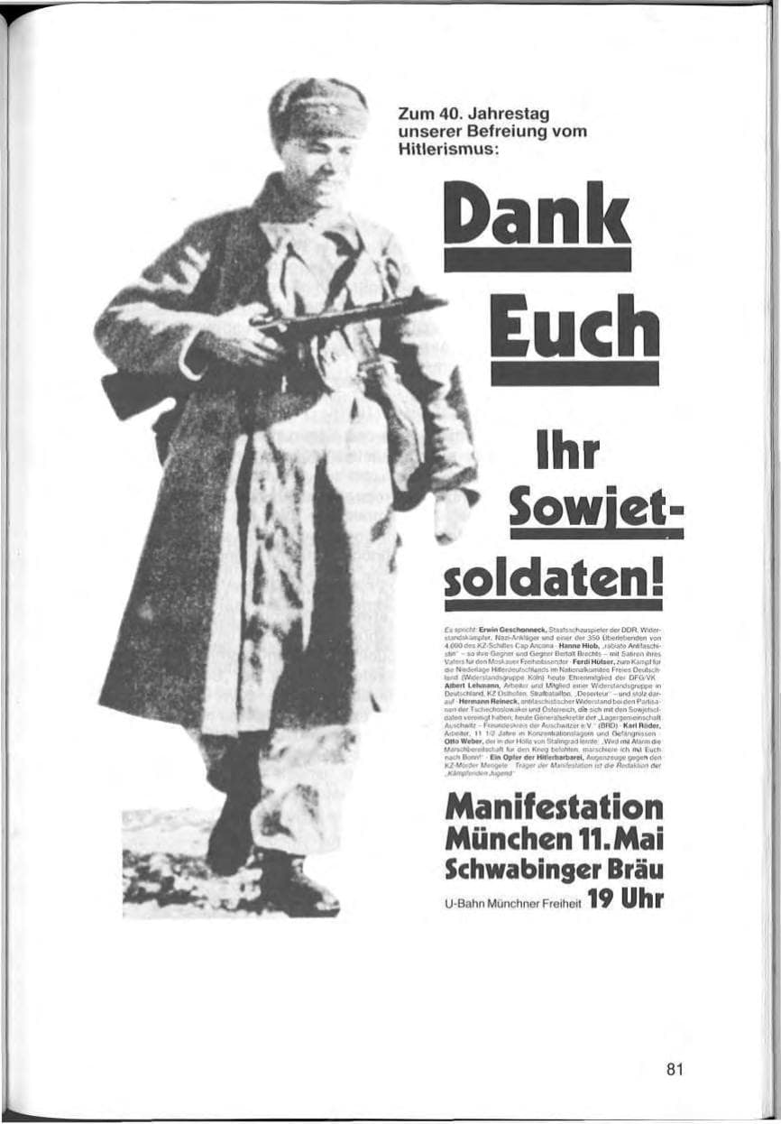 Seite 81 des Verfassungsschutzbericht 1985 Bayern