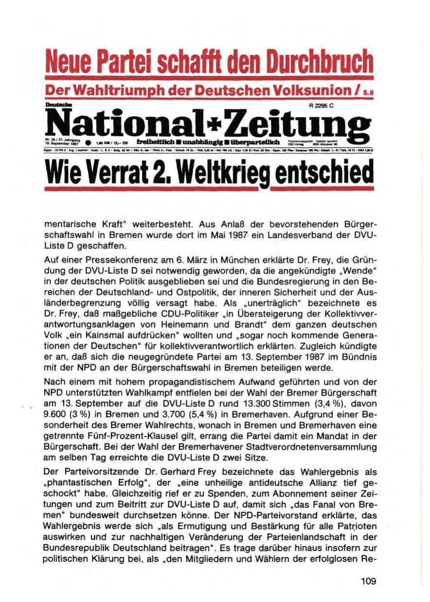 Seite 111 des Verfassungsschutzbericht 1987 Bayern