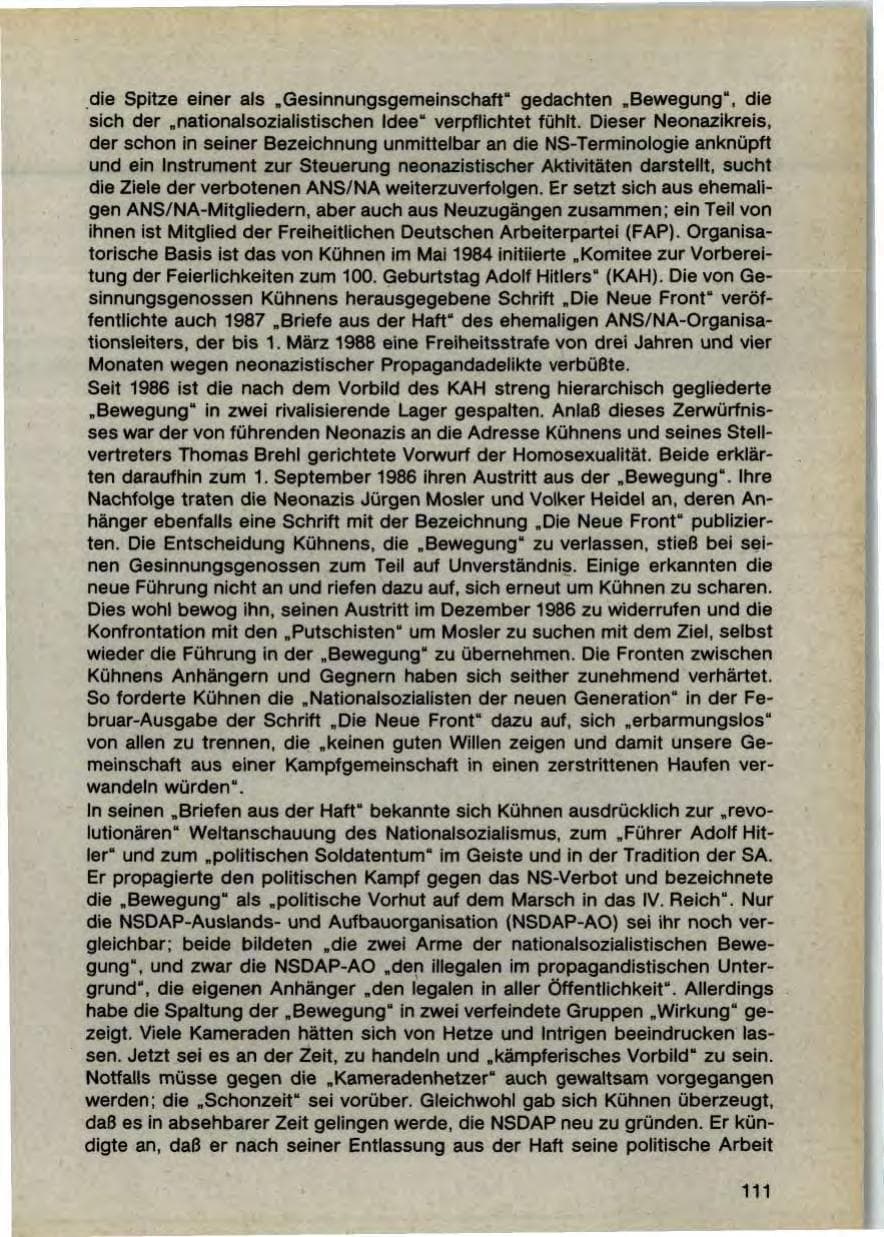 Seite 113 des Verfassungsschutzbericht 1987 Bayern