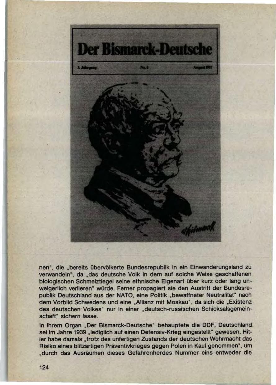 Seite 126 des Verfassungsschutzbericht 1987 Bayern