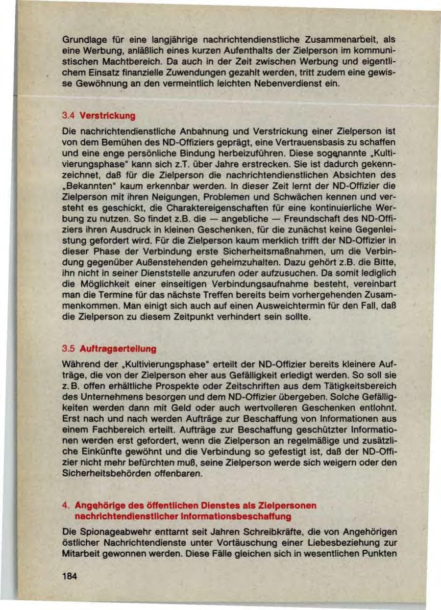 Seite 186 des Verfassungsschutzbericht 1987 Bayern