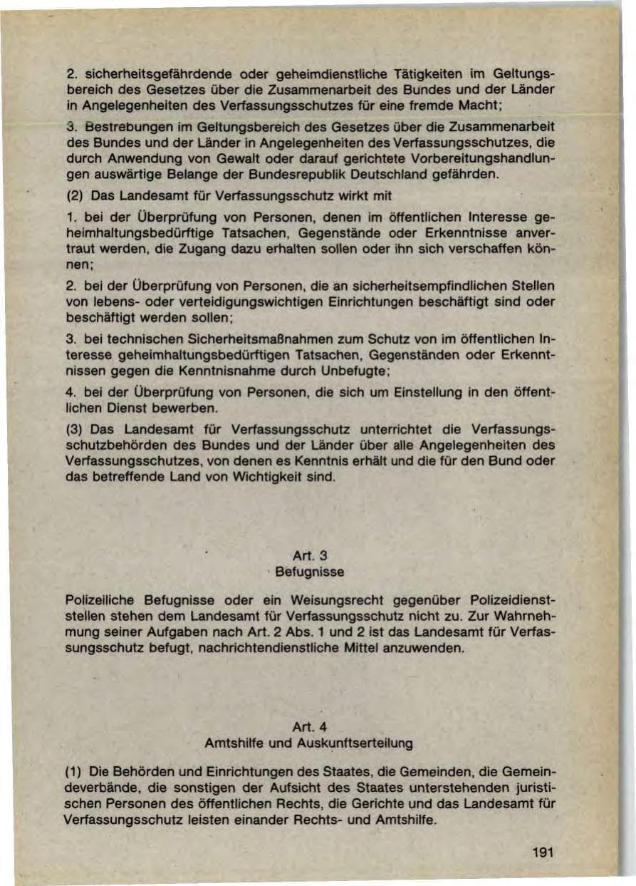 Seite 193 des Verfassungsschutzbericht 1987 Bayern