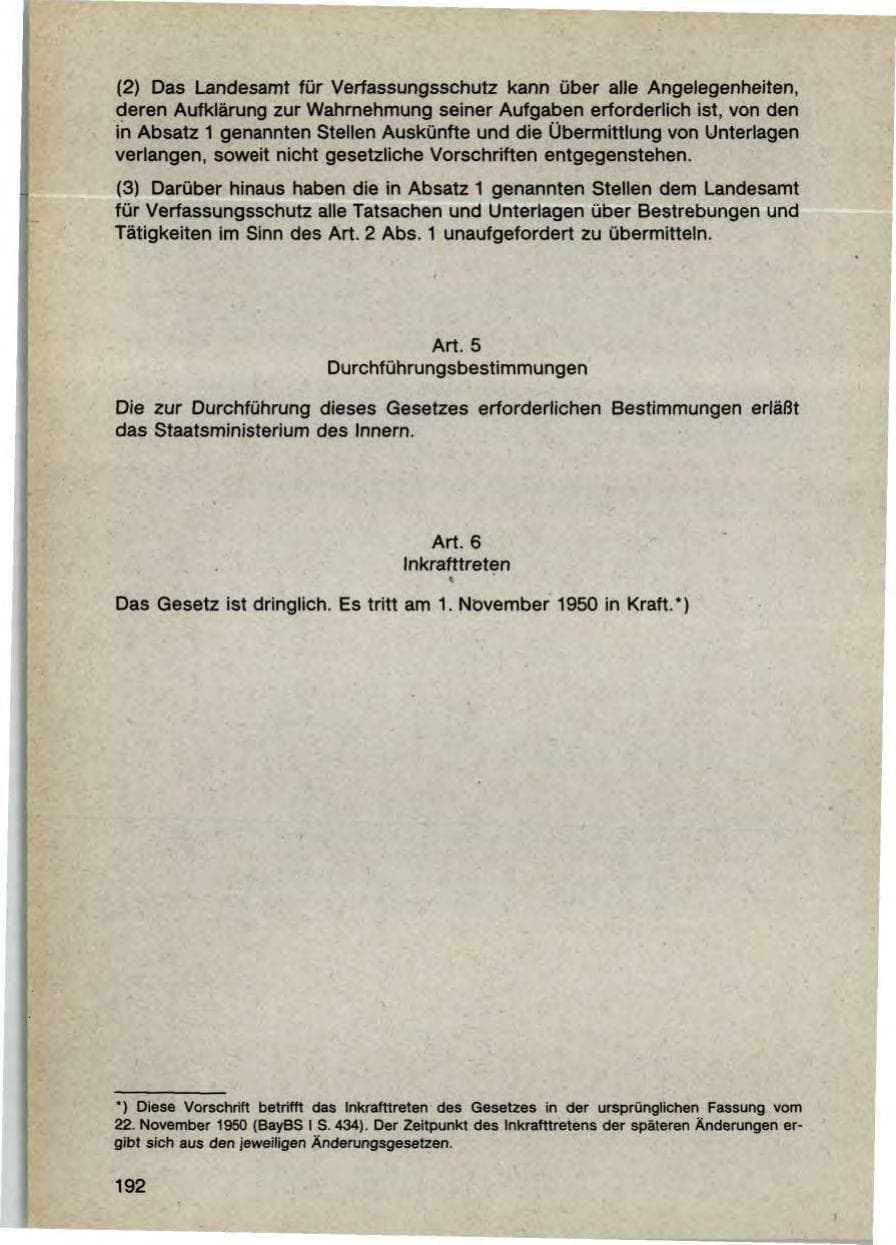 Seite 194 des Verfassungsschutzbericht 1987 Bayern