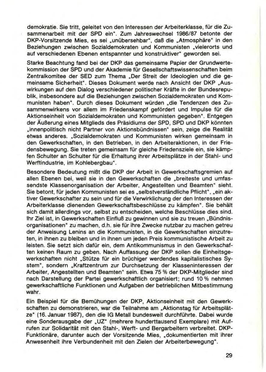 Seite 31 des Verfassungsschutzbericht 1987 Bayern