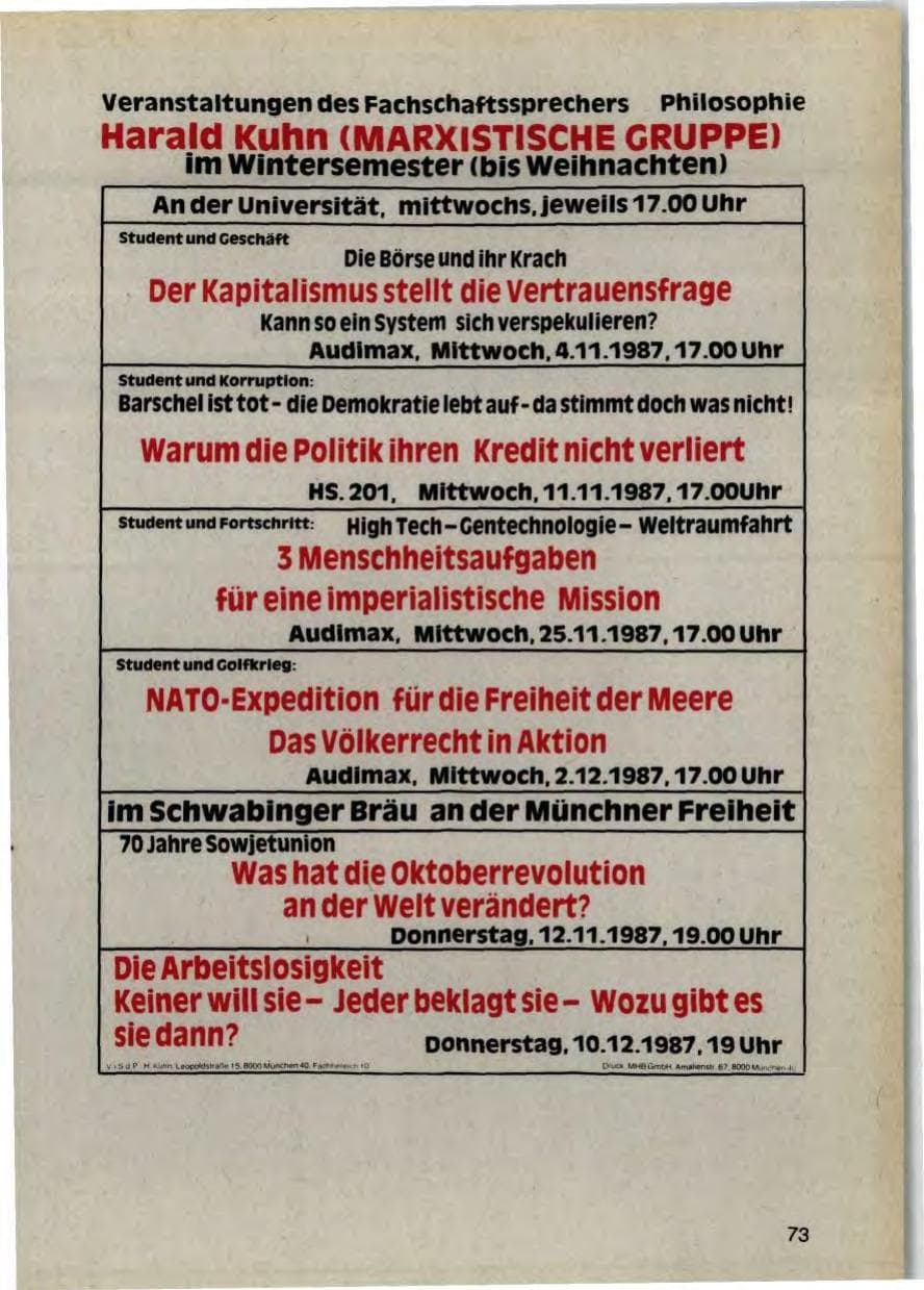 Seite 75 des Verfassungsschutzbericht 1987 Bayern