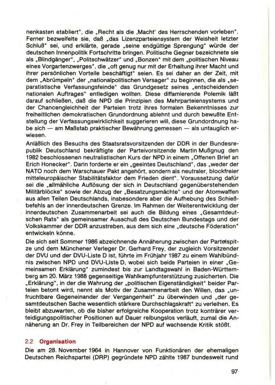 Seite 99 des Verfassungsschutzbericht 1987 Bayern