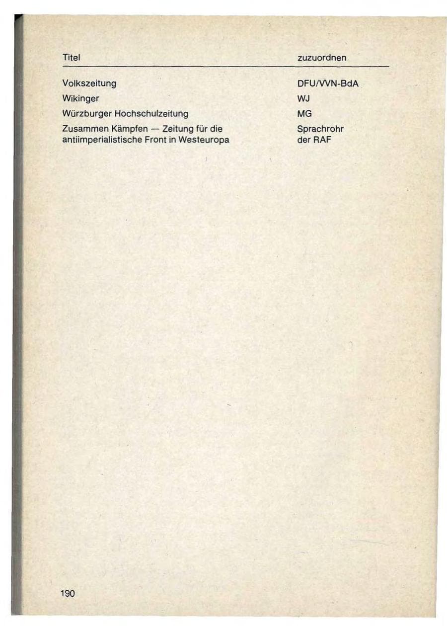 Seite 194 des Verfassungsschutzbericht 1988 Bayern
