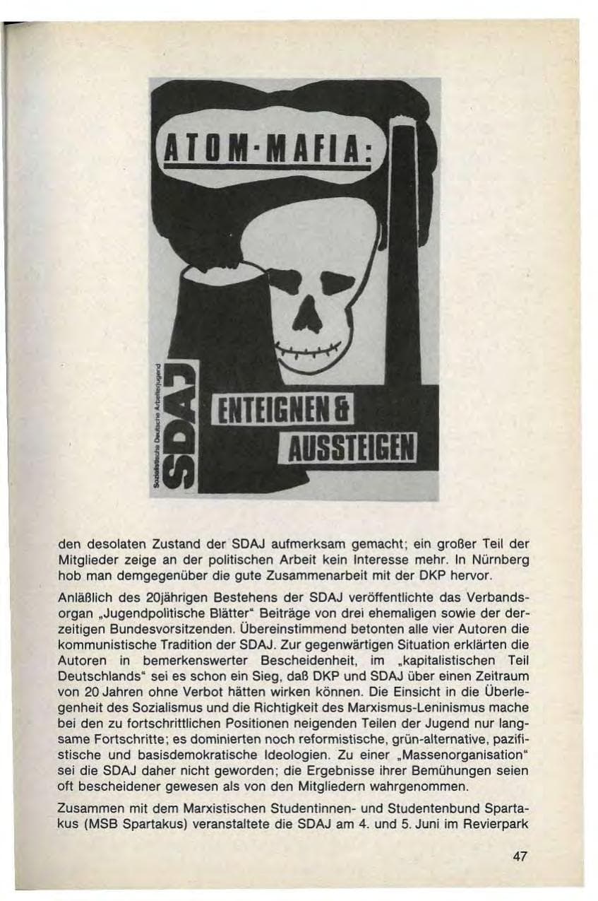 Seite 49 des Verfassungsschutzbericht 1988 Bayern
