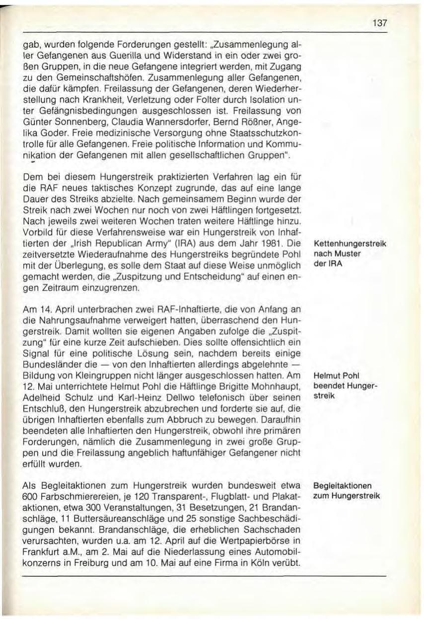 Seite 139 des Verfassungsschutzbericht 1989 Bayern
