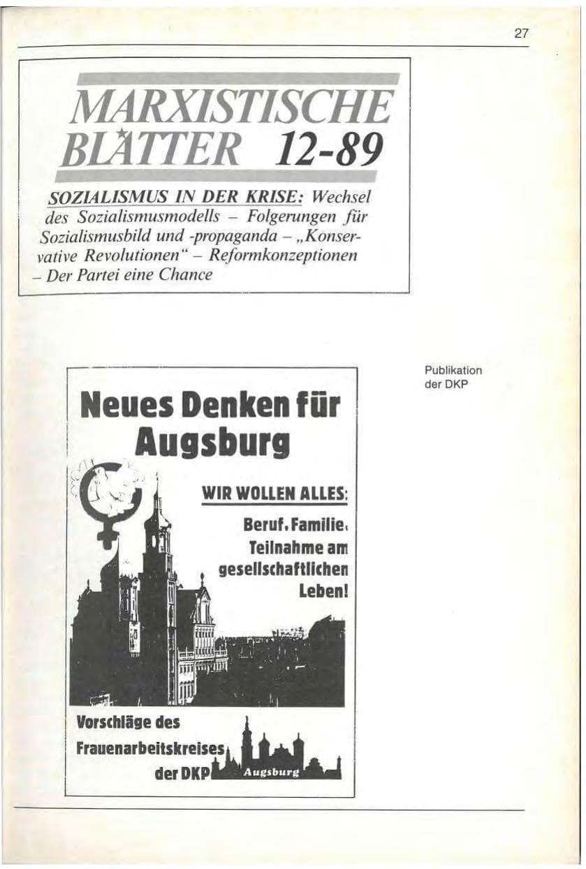 Seite 29 des Verfassungsschutzbericht 1989 Bayern