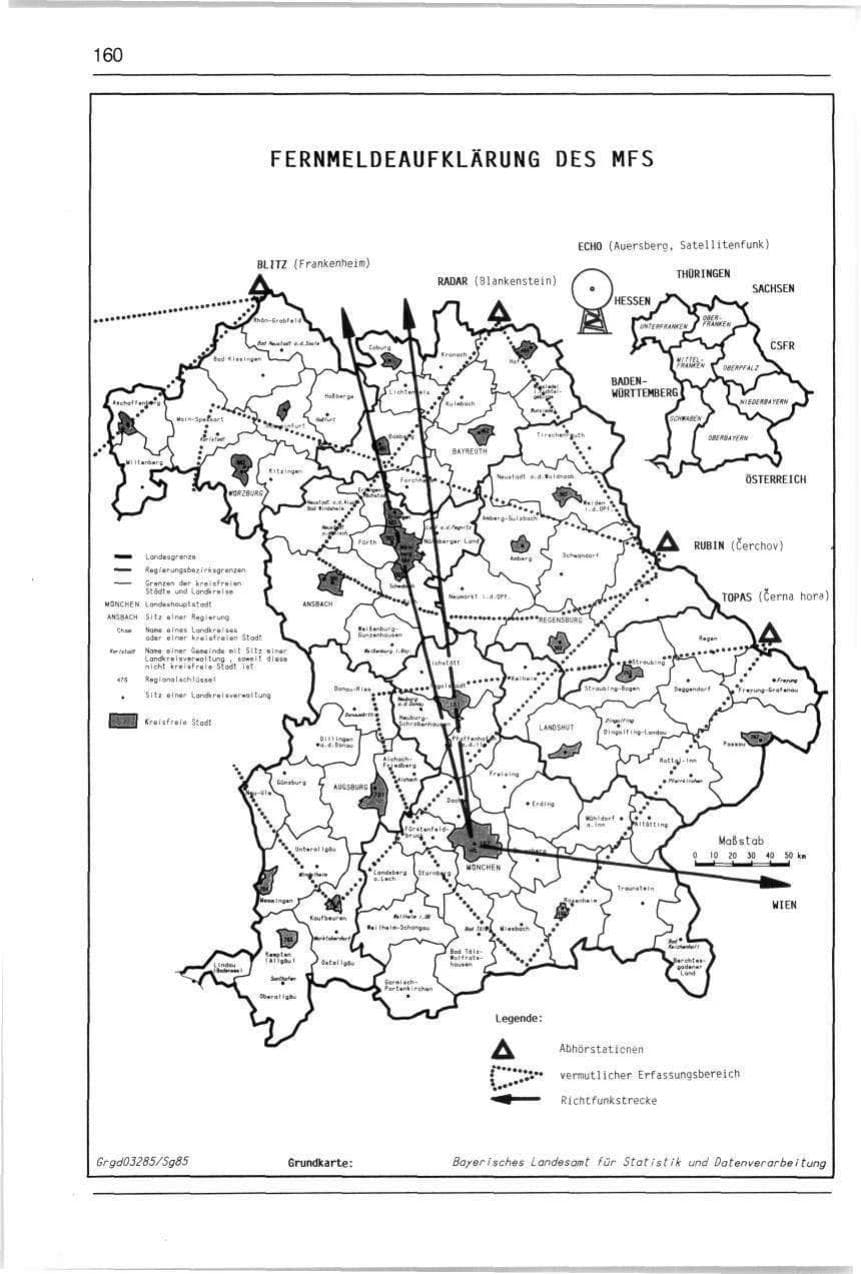 Seite 160 des Verfassungsschutzbericht 1990 Bayern
