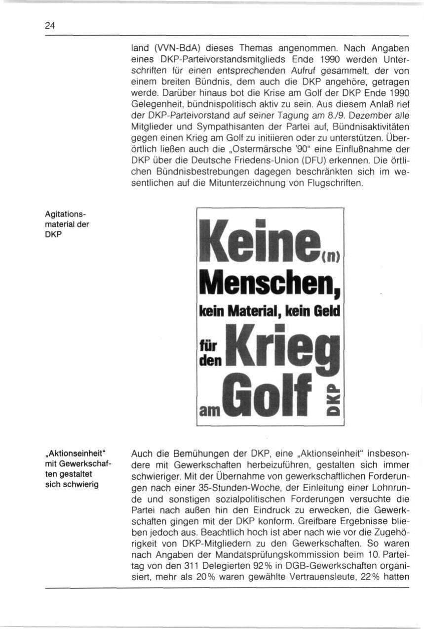Seite 24 des Verfassungsschutzbericht 1990 Bayern