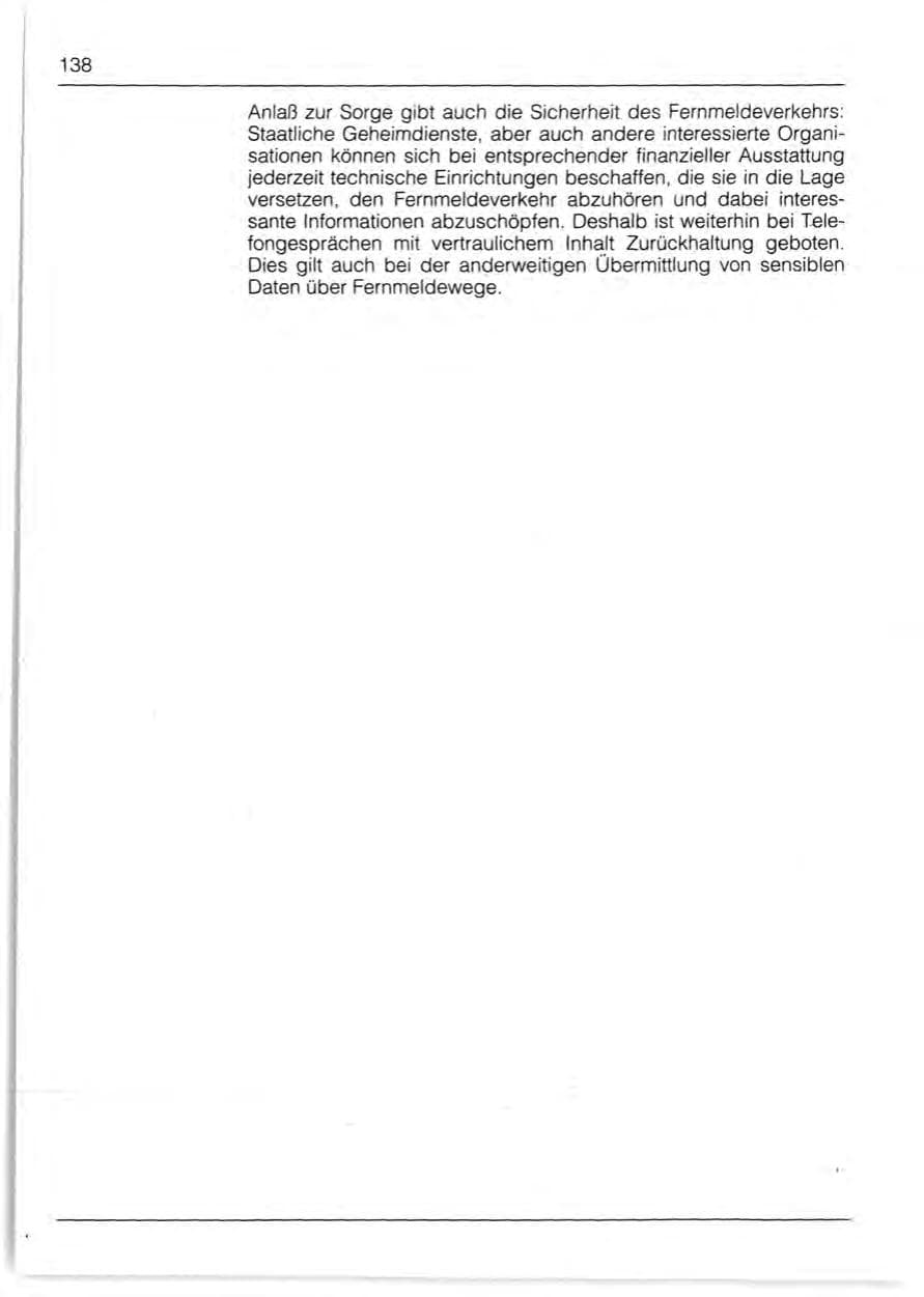 Seite 140 des Verfassungsschutzbericht 1991 Bayern