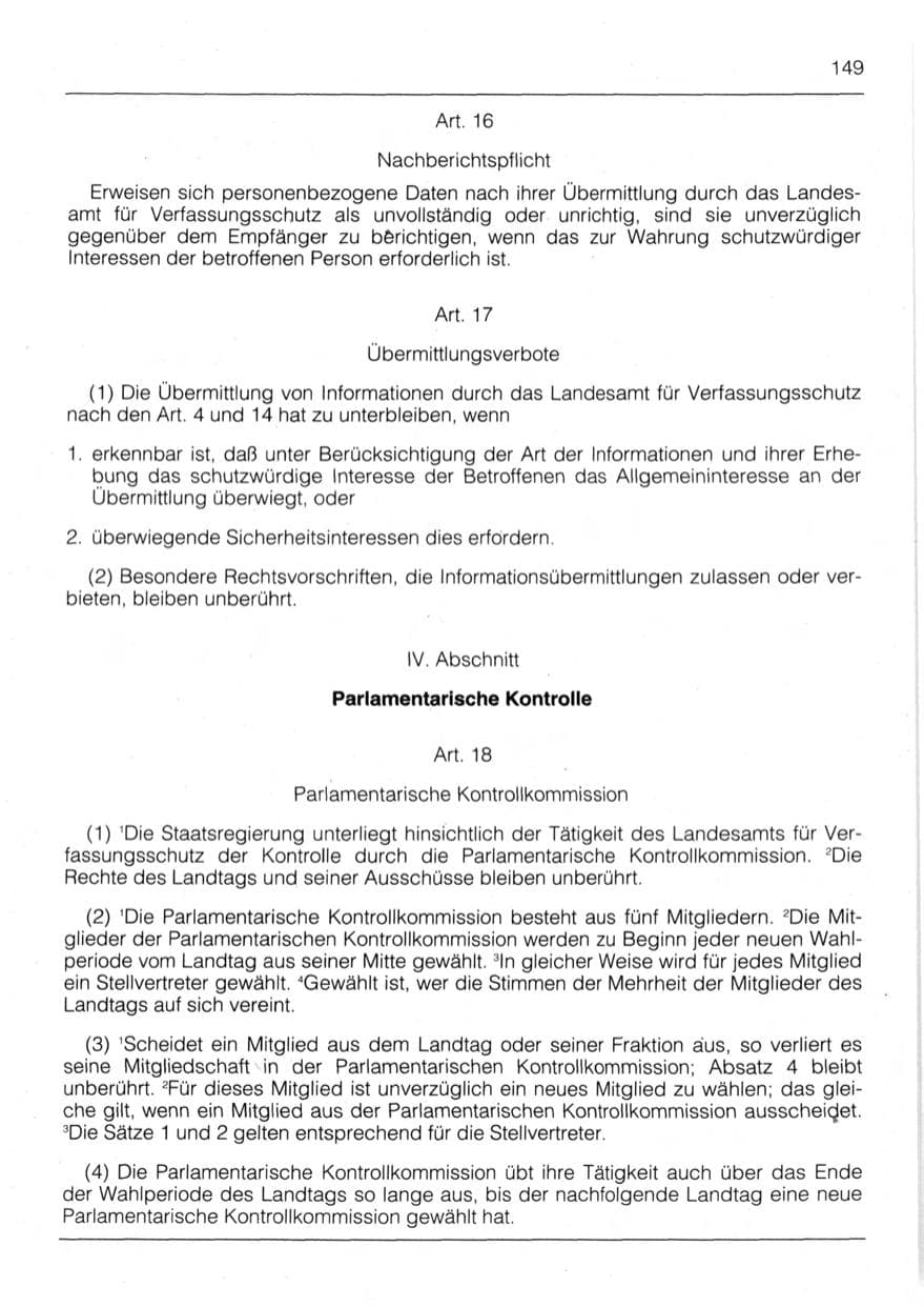 Seite 151 des Verfassungsschutzbericht 1991 Bayern