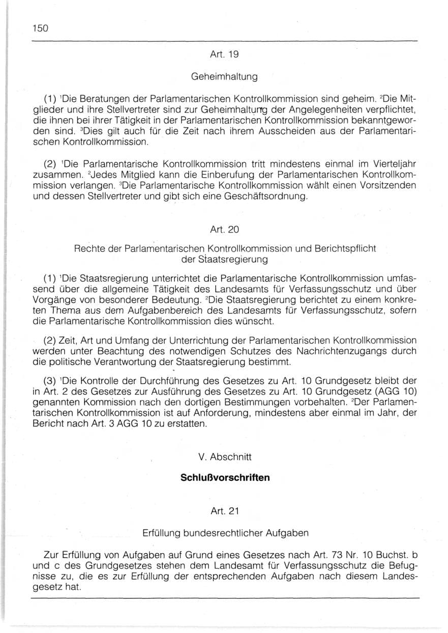 Seite 152 des Verfassungsschutzbericht 1991 Bayern