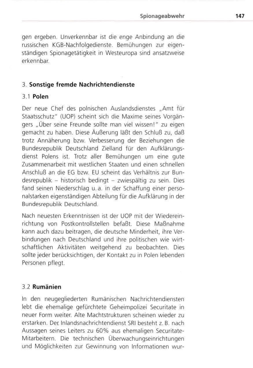 Seite 147 des Verfassungsschutzbericht 1993 Bayern