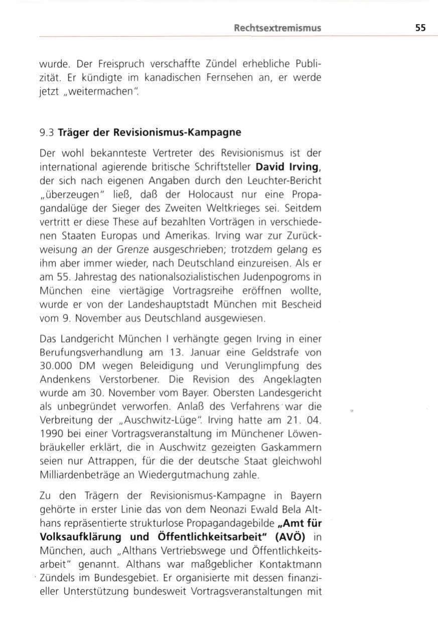 Seite 55 des Verfassungsschutzbericht 1993 Bayern