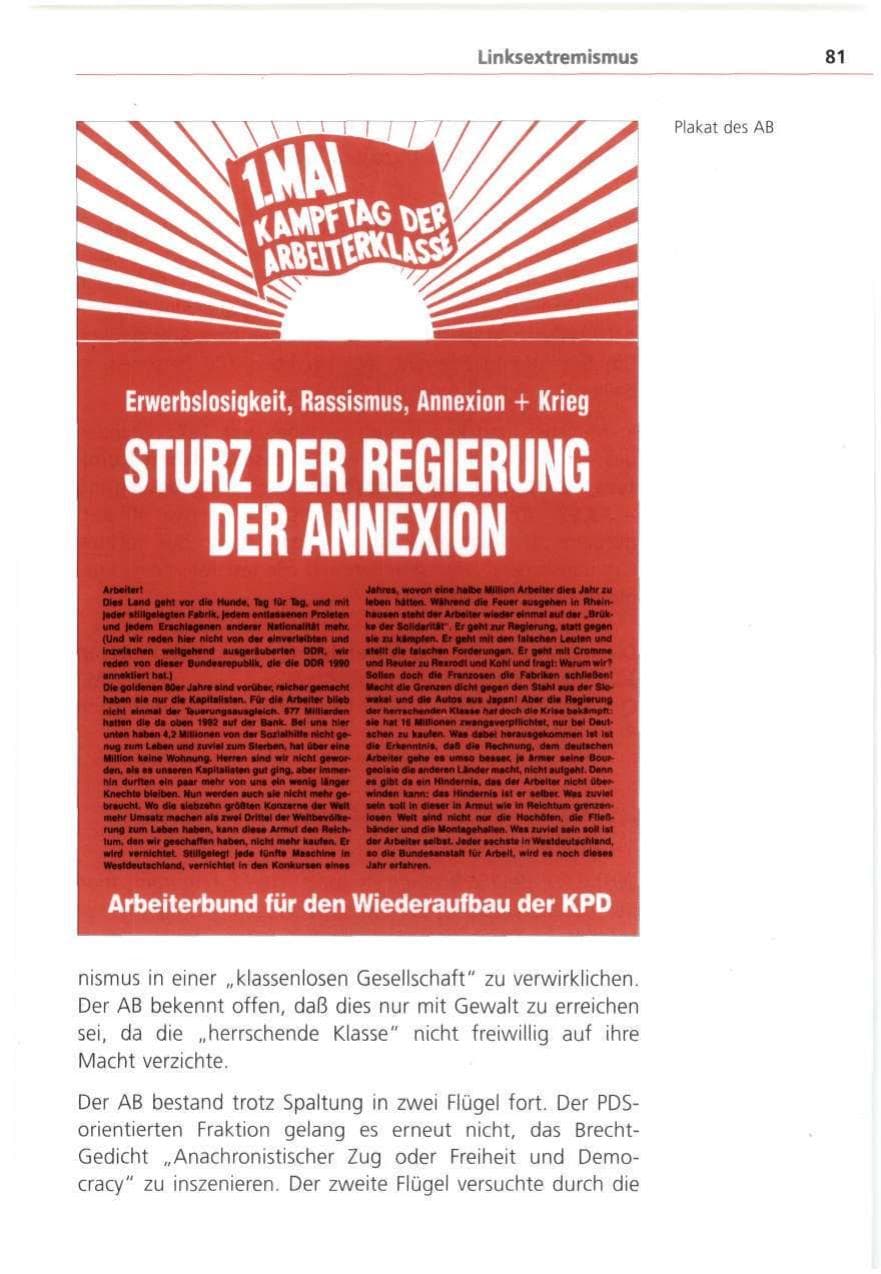 Seite 81 des Verfassungsschutzbericht 1993 Bayern