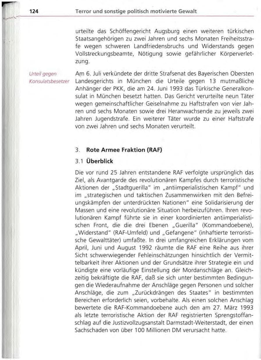 Seite 125 des Verfassungsschutzbericht 1994 Bayern