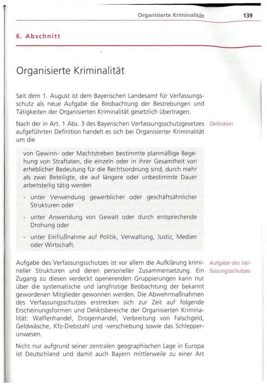 Seite 140 des Verfassungsschutzbericht 1994 Bayern