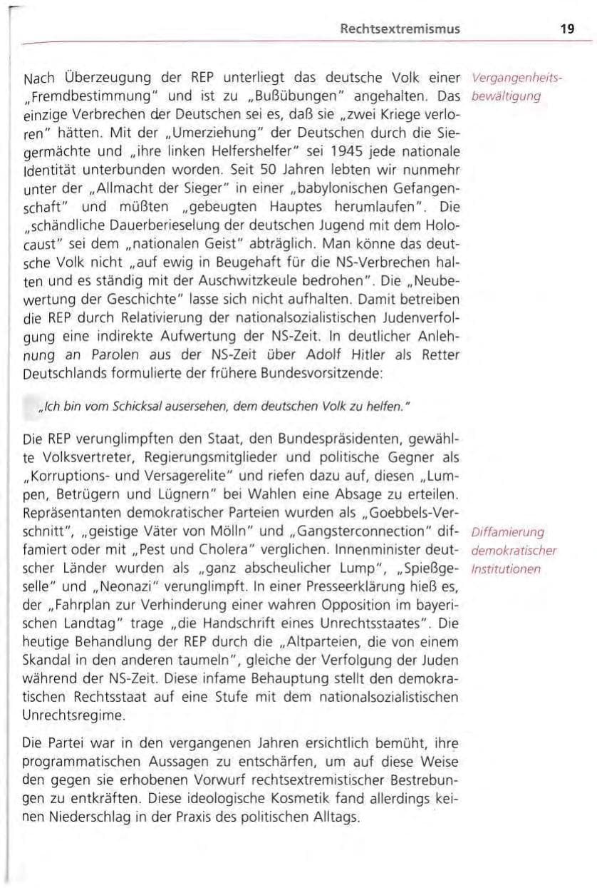 Seite 20 des Verfassungsschutzbericht 1994 Bayern