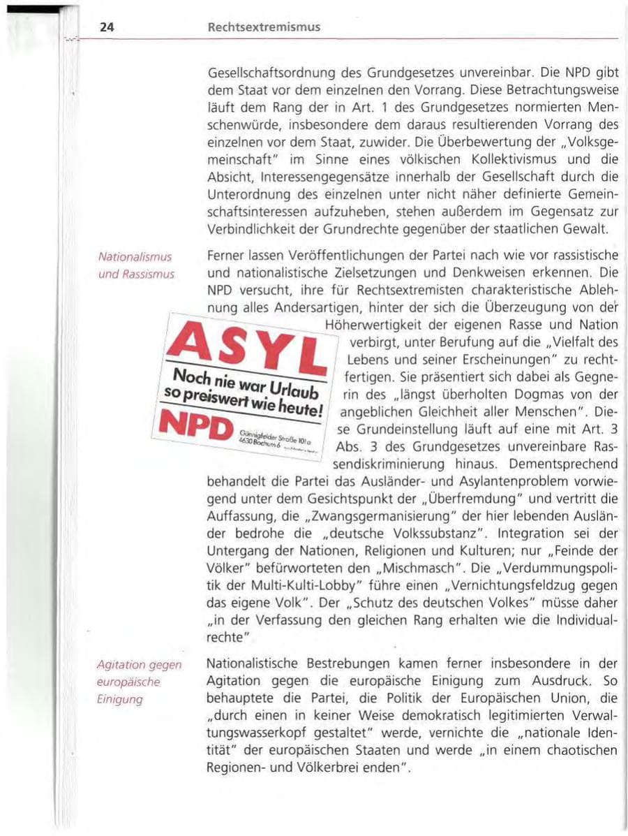 Seite 25 des Verfassungsschutzbericht 1994 Bayern
