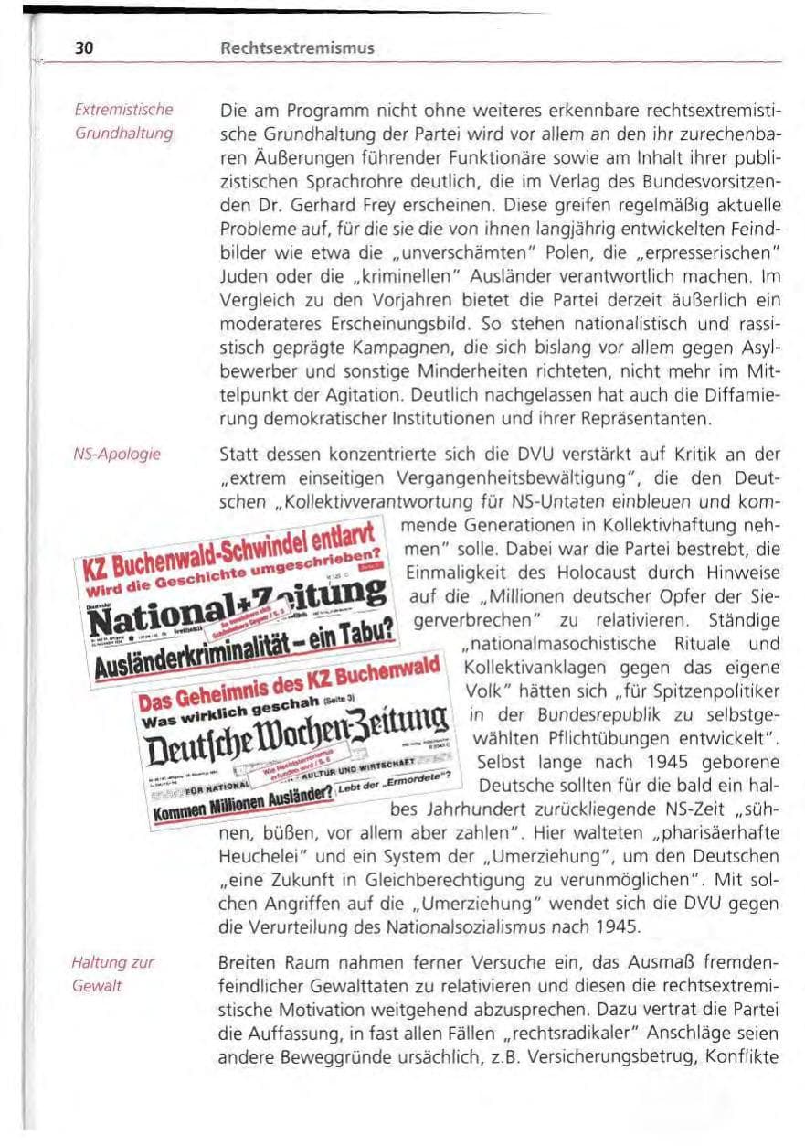 Seite 31 des Verfassungsschutzbericht 1994 Bayern