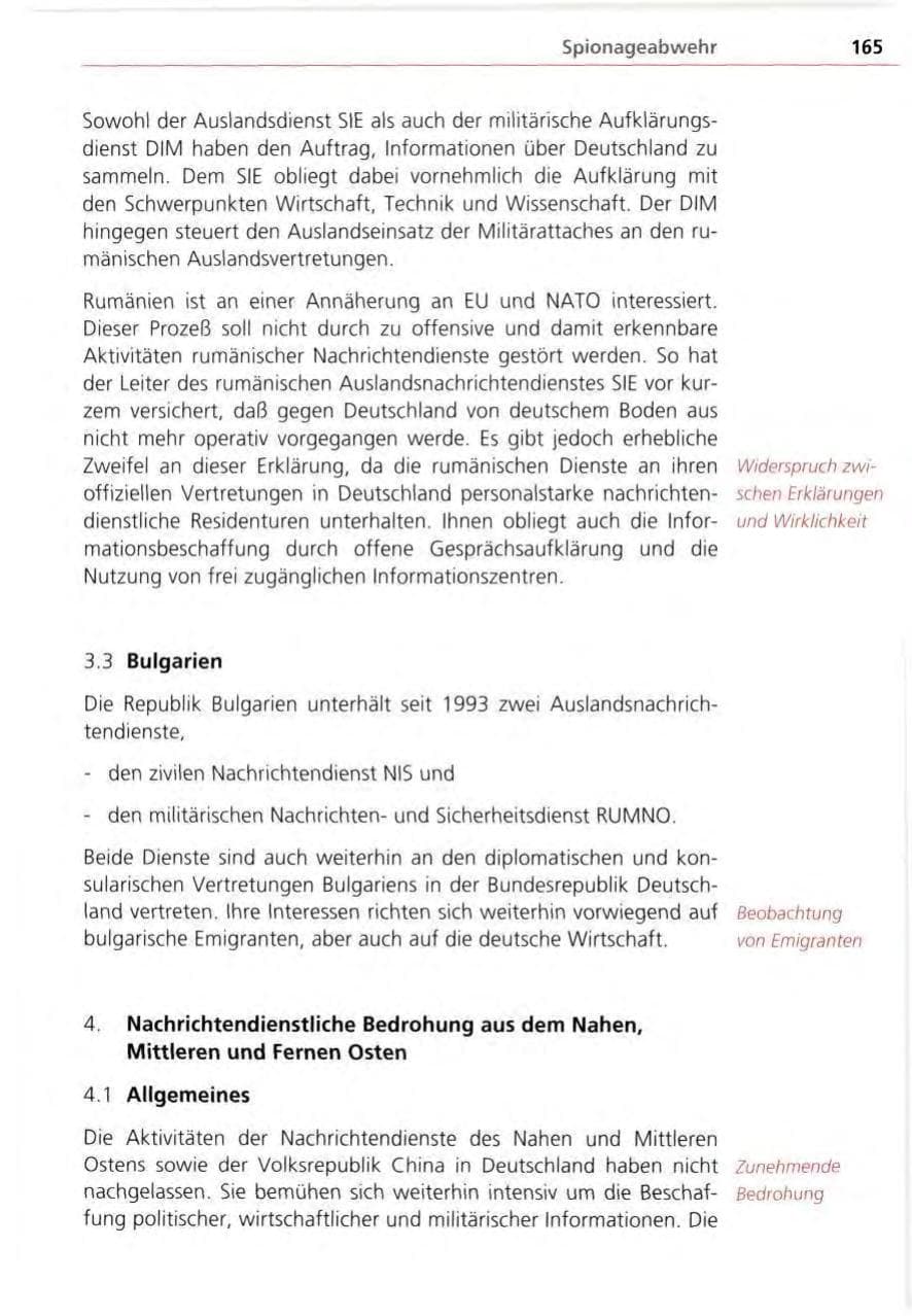 Seite 165 des Verfassungsschutzbericht 1995 Bayern