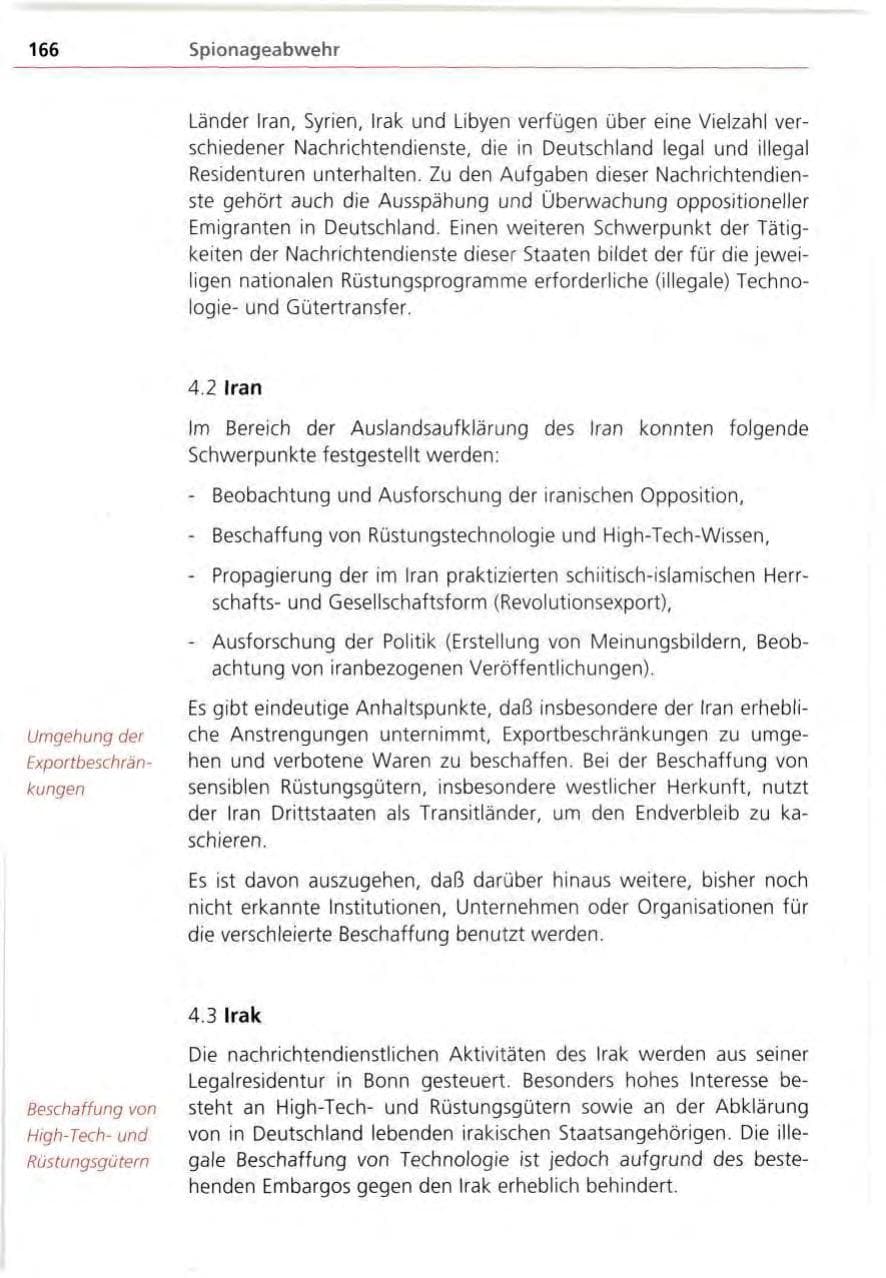 Seite 166 des Verfassungsschutzbericht 1995 Bayern