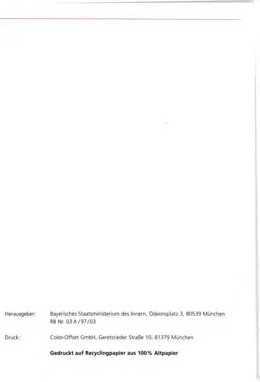 Seite 2 des Verfassungsschutzbericht 1996 Bayern