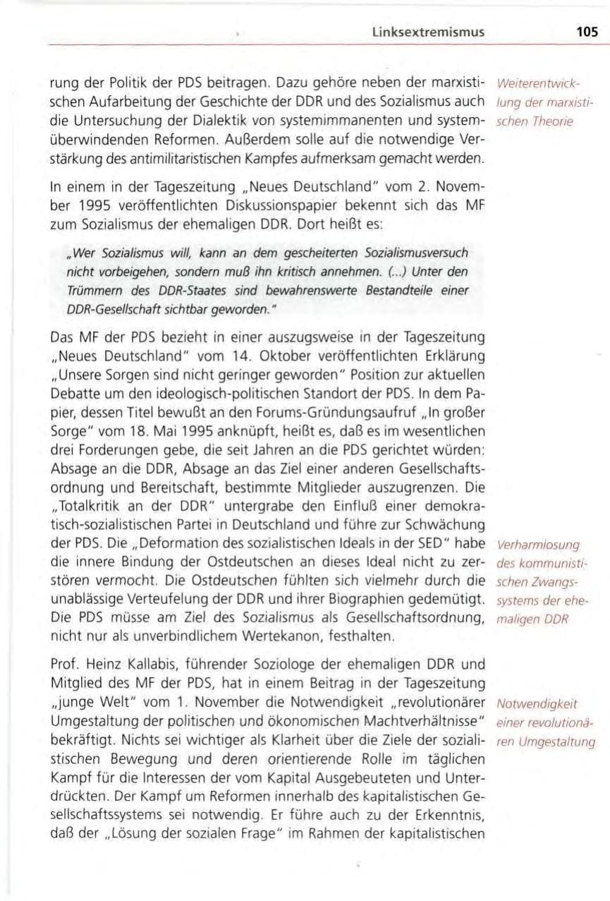 Seite 105 des Verfassungsschutzbericht 1996 Bayern